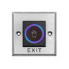 12/24V 5-15cm Distance Adjustable No Touch Exit Button Door Release Switch Infrared Sensor Touchless Metal Button