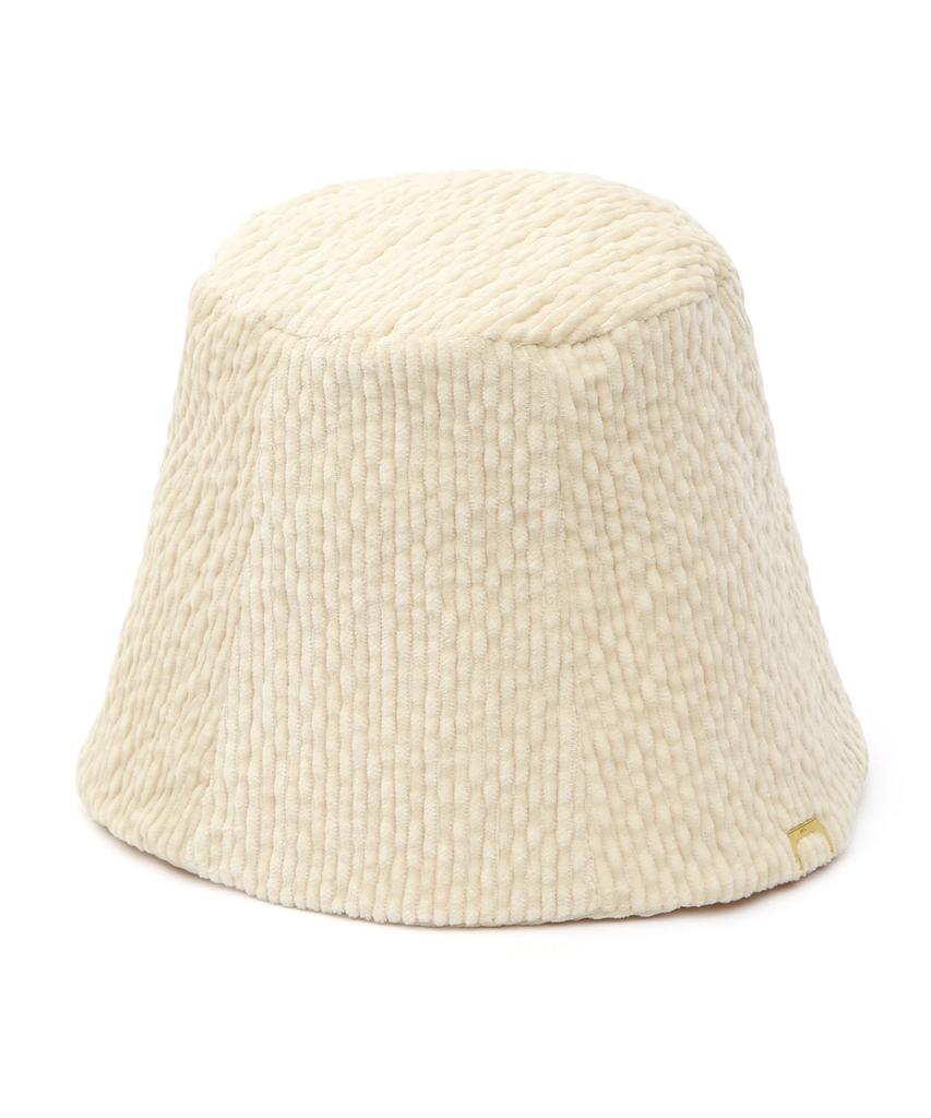 Eondeokeonteulolseutyudio Вельветовая панама Стойка для панамы / Вельвет с волнами / Молочный