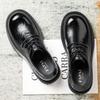 2025 кожаная обувь мужская кожаная высококачественная мужская обувь первый слой коровьей кожи британский стиль свадебная кожаная обувь большая голова тренд универсальная