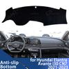 Для Hyundai Elantra Avante I30 Седан CN7 2021 2022 2023 Чехол на приборную панель автомобиля Коврик на панель Накладка на панель Ковер Dashmat Защита от УФ-лучей