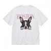 Men's Trend Soft Slight Stretch Classic T-Shirt Cute Puppy Design Printed Tee