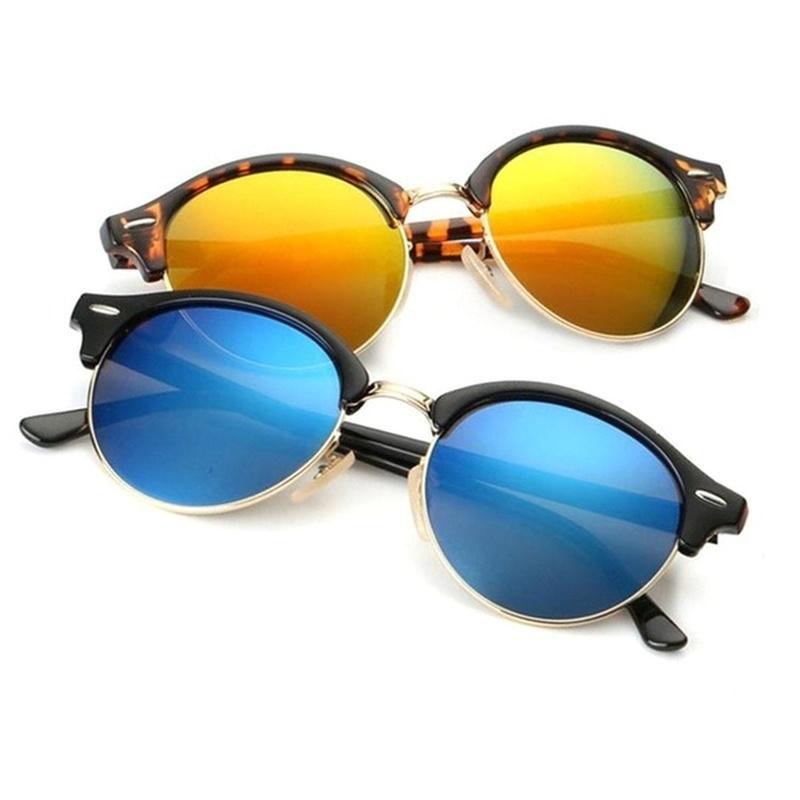 Солнцезащитные очки поляризованные женские мужские Uv400 для вождения, винтажные, стимпанк, круглые, ретро, уникальные