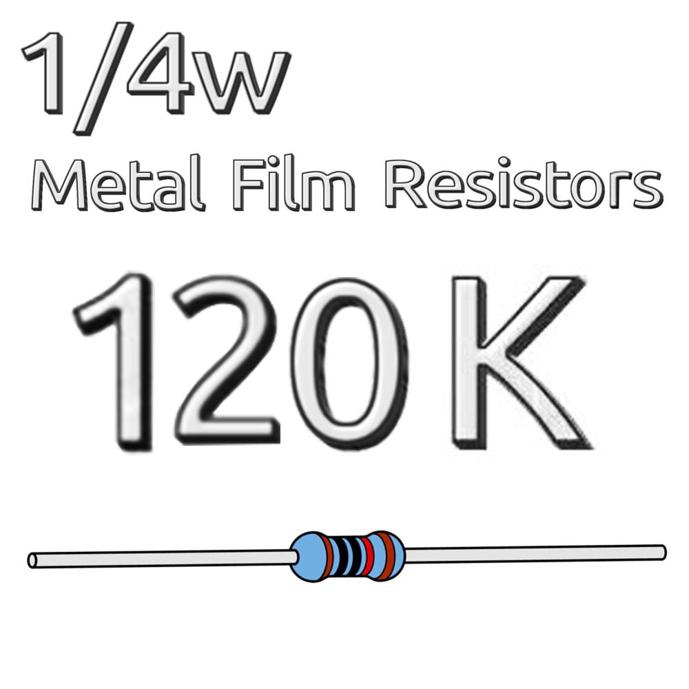 200 шт. 1/4 Вт, 0,25 Вт, 1% допуск, металлопленочный резистор 68K, 75K, 82K, 91K, 100K, 110K, 120K, 150K, 180K, 200K, 220K, 240K, 270K, 300K, 330K, 360K, 390K, 510K, Ом.