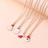 Christmas Jewelry Set: Santa Claus, Tree, Stocking Necklace for Sweater