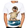 Summer Tshirts Cute Sea Turtle 3d Print Men/women T-shirt Underwater World Turtle Casual Short-sleeved Size 6xl