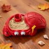 Yousheng Mini Crab Sandbox with Lid Summer Indoor Outdoor Cartoon Crab Sand Storage Box Ornament Stress Relief Sand Container Beach Toy