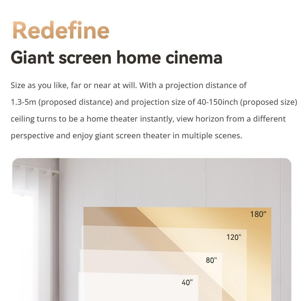 ЖК-проектор Wanbo X5, 1080P, 1100 ANSI люмен, автоматическая коррекция трапецеидальных искажений, двухдиапазонный Wi-Fi 6, 1 ГБ/16 ГБ, Bluetooth 5.0