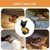 Animal Table Lamps LED Animal Bedside Table Lamps Night Lighting Vintage Design Sculpture for Desk Nursery Living Bedroom