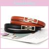 Womens Fashion Belt With Pu Leather And Square Buckle For Retro Casual Style