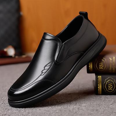 Новые кожаные туфли для отдыха на природе мужские мокасины Slip On деловые повседневные кожаные туфли классические мягкие дышащие мужские туфли Hombre на плоской подошве