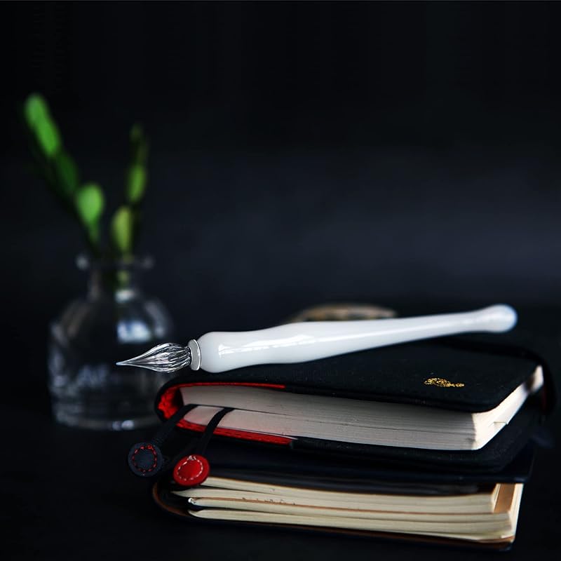 No. 72 Brush Shop Glass Pen Fountain Pen Stationery Smooth Brush Feel Multicolored Glass (Shiratama)