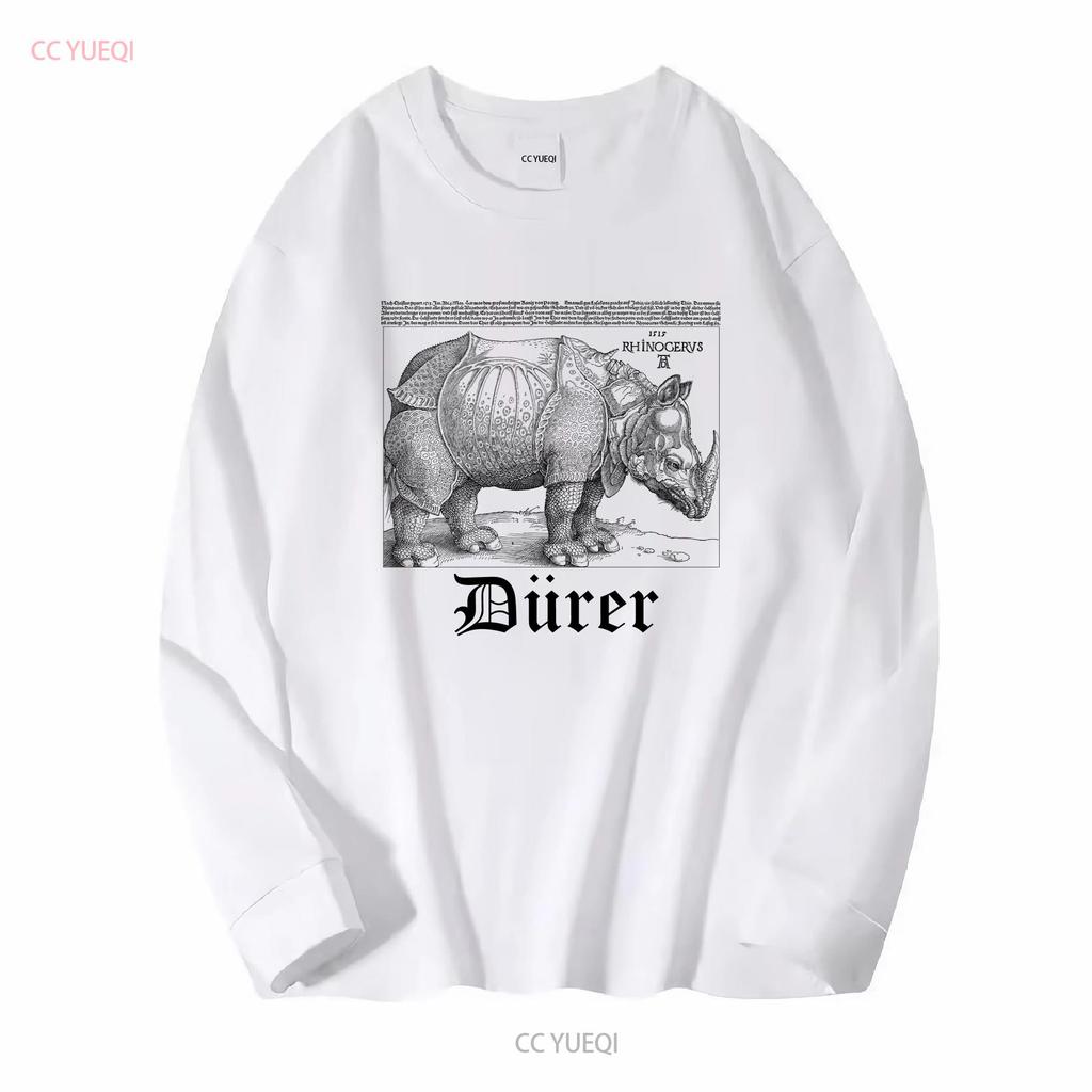 Albrecht Dürer Durer Rhino Classic T Shirt vintage Washed Soft streetwear fashion designer clothes graphic Breathable Slightly