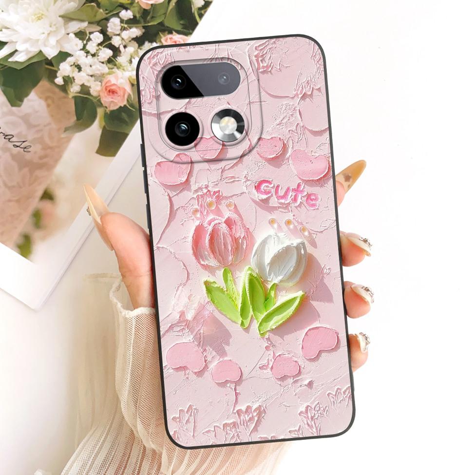Чехол для телефона Realme 16 Pro Plus RMX5131 Чехол для Realme 16 Pro+ Силиконовый Роскошный Модный Милый Мультяшный Расписной Корпус