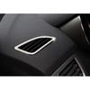 Для Hyundai Elantra 2011-2016 Хромированная сталь Декоративная накладка на верхний воздуховод панели приборов
