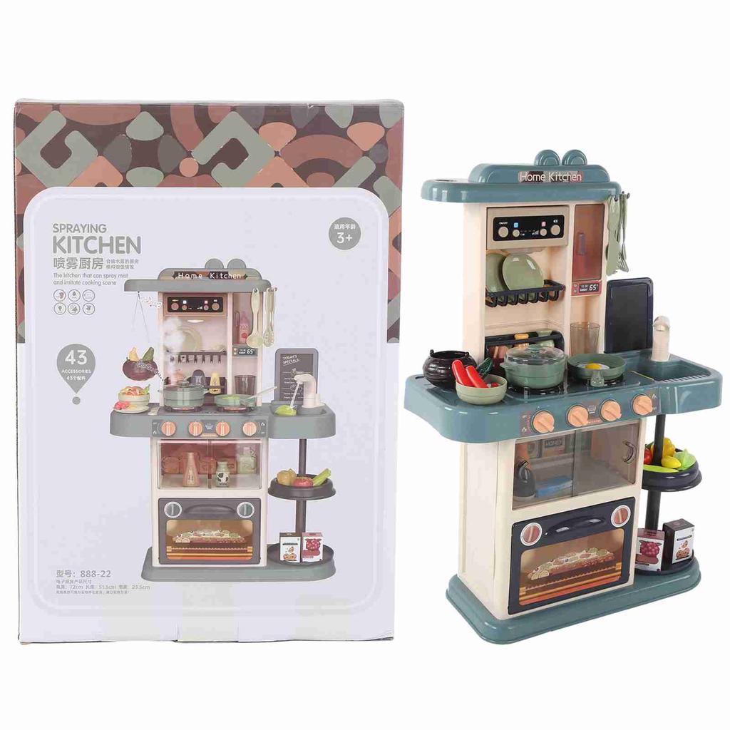 Детский симулятор кухонного спрея, набор игрушек для готовки, детская ролевая игра, кухонная утварь, игрушка(RussetRed )