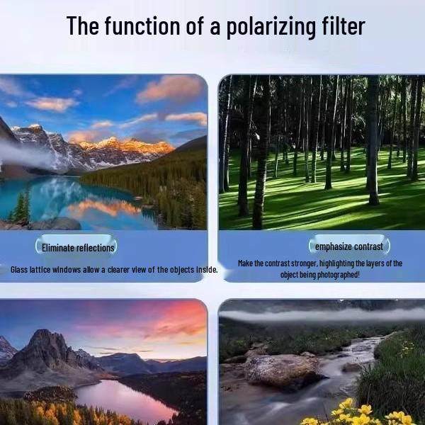 Бесплатная доставка! Скидка для новичков: Поляризационная линза для мобильного телефона – Поляризатор для фотографии для улучшения фотографий