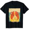 Cute Guinea Pig Design for Men Women Kids Vintage Men T-Shirt Women Shirts Casual Cotton Daily Four Seasons Graphic T Shirts