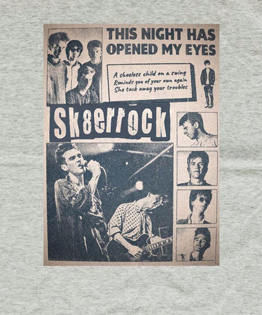 SK8ER ROCK Музыкальная группа Постер Футболка ((Овсянка))