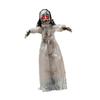 White Clothes Swing Hanging Ghost Halloween Decoration Sound Activated Haunted House Prop  Yard