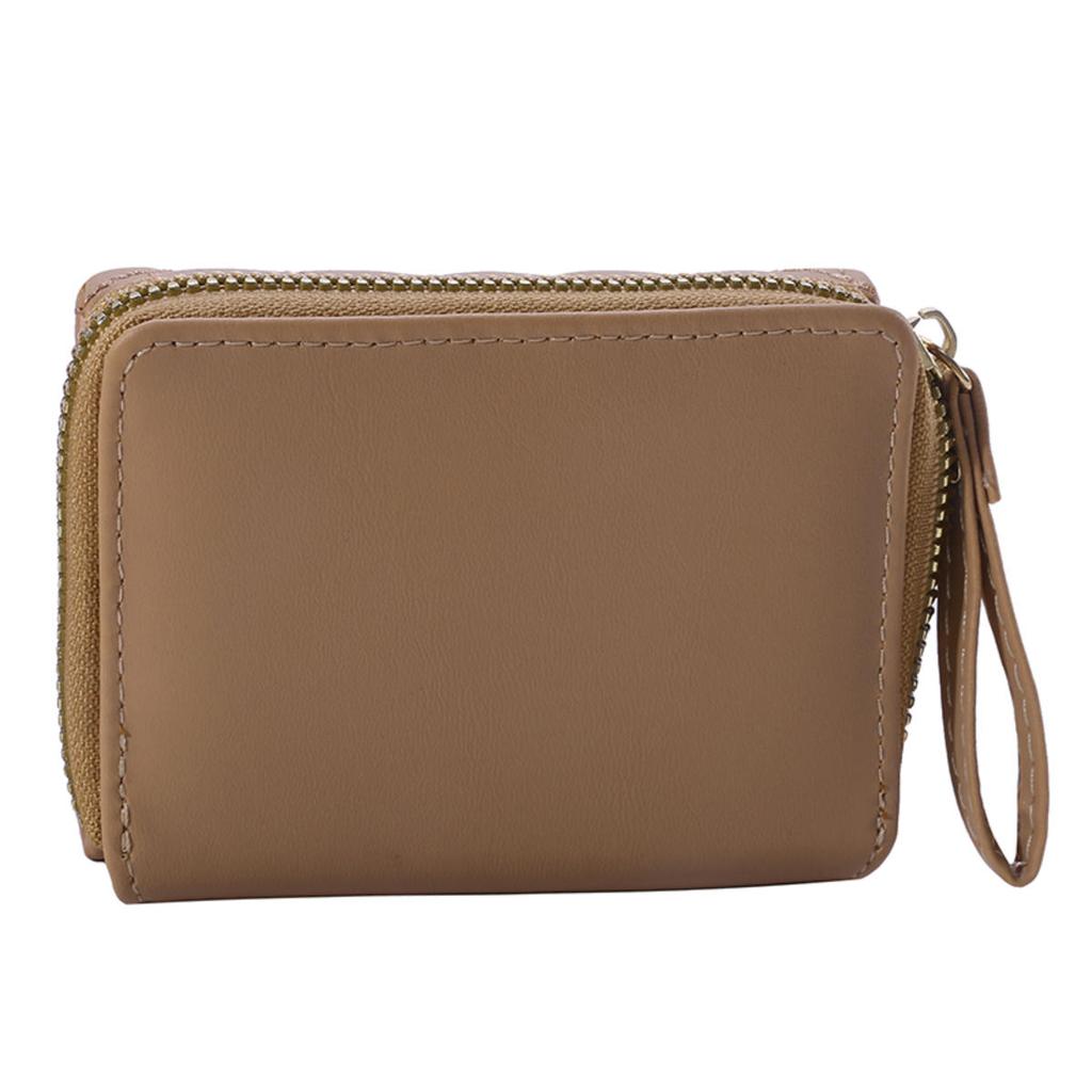 Women's Short Embroidered Love Zero Wallet Zipper Buckle Large Capacity Card Bag Versatile Fashion Simple