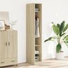 VidaXL Wardrobe Sonoma Oak 30x50x200 Cm Engineered Wood, Storage Cabinet, Wardrobe Organizer, Cabinet, 3307686