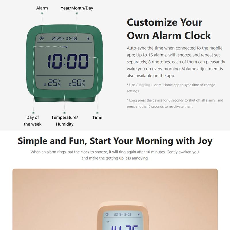 Bluetooth будильник Xiaomi Qingping