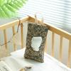 Quilted Baby Wipe Holder Floral Diaper Pouch Portable Mommy Bag Refillable Baby Wipe Dispenser