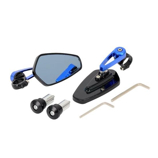 2 шт./компл., 22 мм, ручка для мотоцикла, скутера, конец стержня, замена зеркала заднего вида