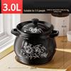 Thickened Ceramic Pot for Soup & Porridge, Anti-Dry, Slow Cooker, Gas Stove Safe
