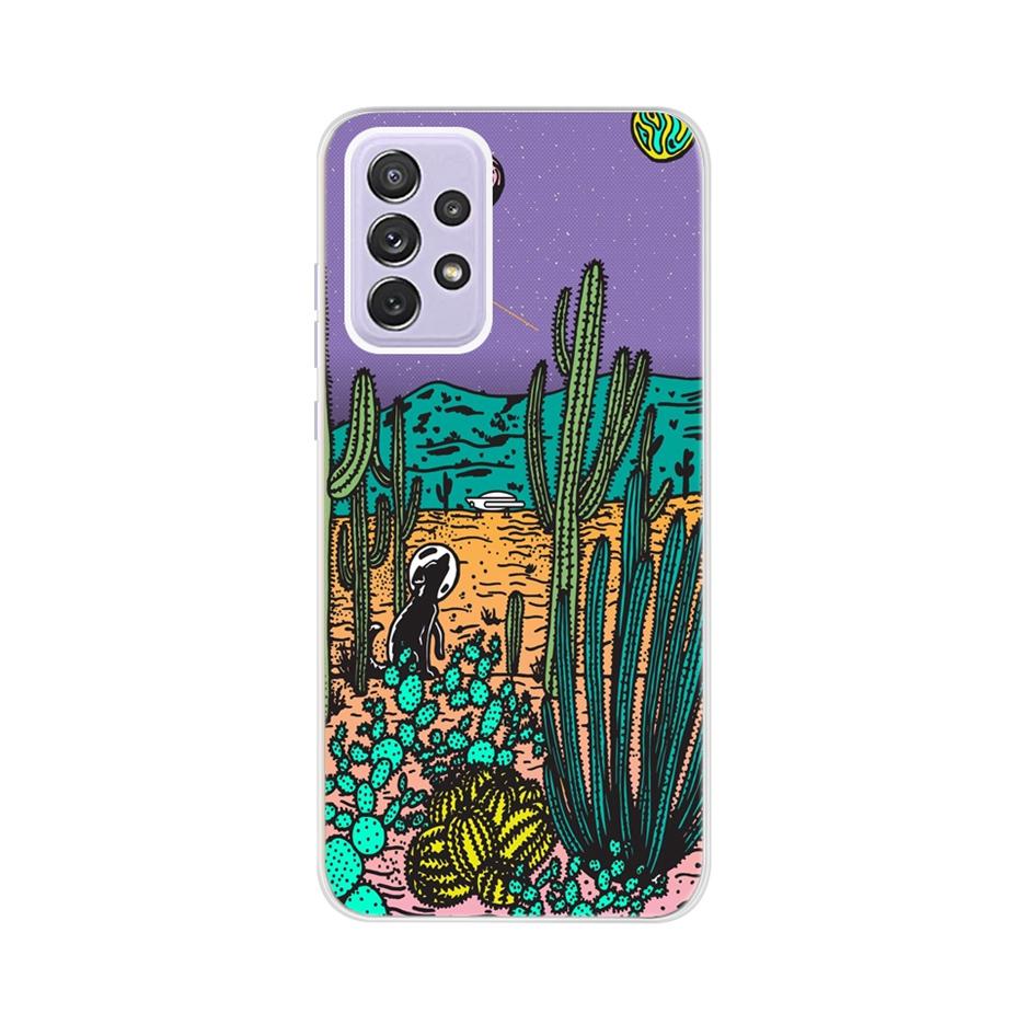Чехол для Samsung Galaxy A52 Чехол Samsung A32 A52 A72 5G Мягкий Силикон Милый Модный Чехол для Телефона Для Galaxy A 32 52 72 Fundas Capa