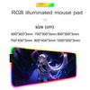 Skirk Игровой коврик для мыши RGB Большой светодиодный коврик Настольный коврик для ПК Светящийся коврик для мыши Большие коврики для клавиатуры Настольный коврик с подсветкой