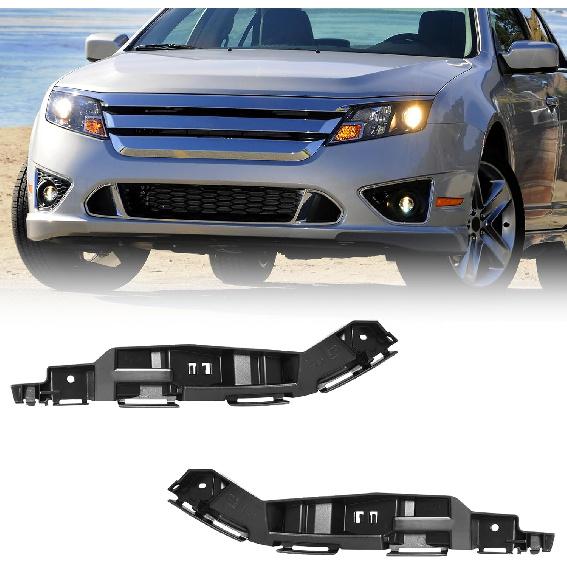 BXZ Front Bumper Cover Support Bracket Retainer Reinforcement Pair For Ford Fusion 2010 2011 2012