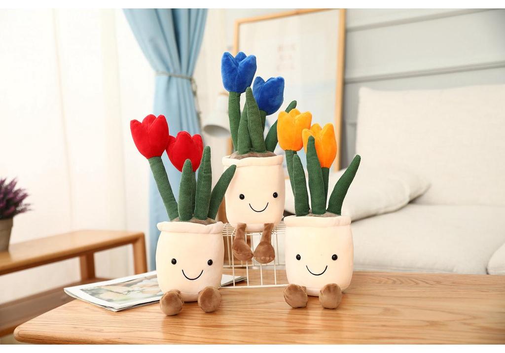 Creative Hobby Bamboo & Cactus Plush Plant Doll Ornament - Multiple Styles