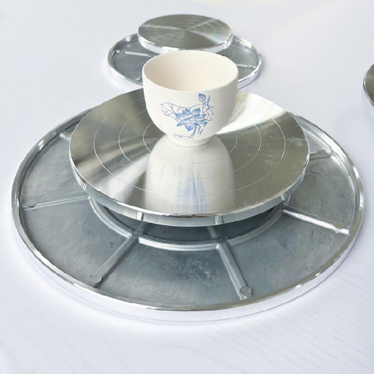 6/8/10/12 дюймов Гончарный поворотный круг Вращающийся поворотный стол Колесо для лепки Простое в использовании Вращающийся поворотный стол для торта