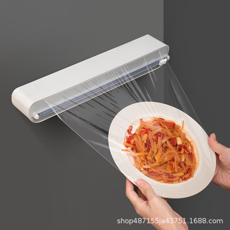 Магнитный многоразовый диспенсер для пластиковой пленки с резаком, диспенсер для жестяной алюминиевой фольги, резак, диспенсер для пленочной пленки, кухонный инструмент