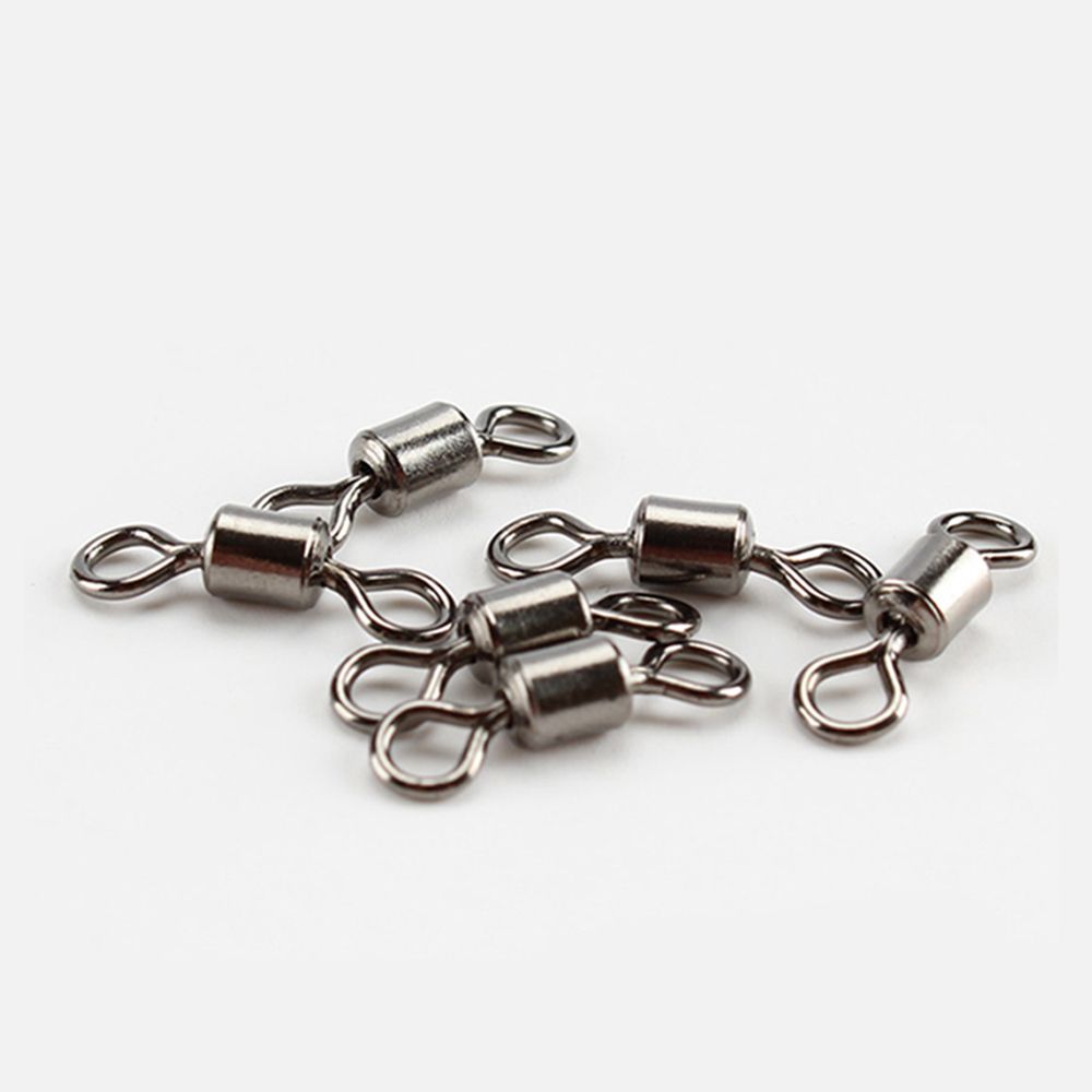 High Strength Heavy Duty Accessories Rolling Connector Fishing Tool Swivel Solid Ring Ball Bearing