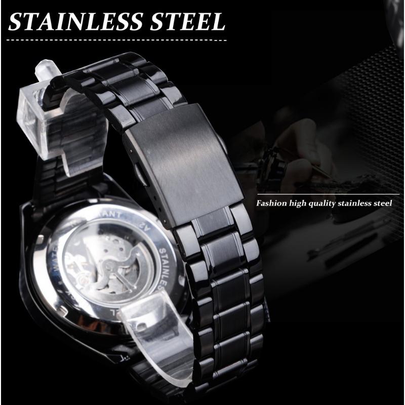 WINNER Fashion Mechanical Hollow Waterproof Automatic Mechanical Watch