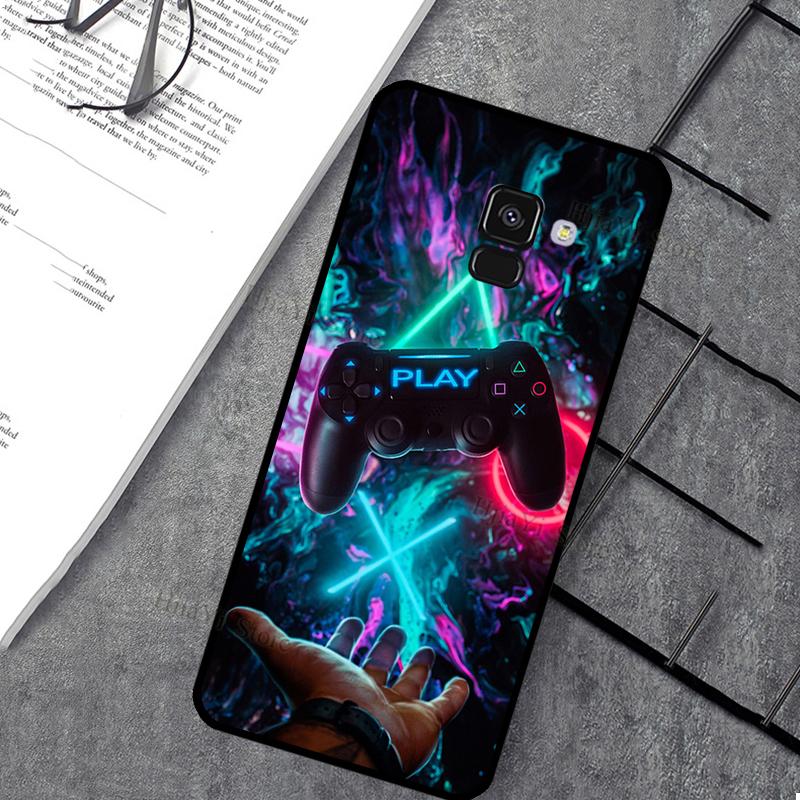 Крутой чехол-накладка для телефона с дизайном игрового контроллера Для Samsung J7 J5 J3 J1 2016 A3 A5 2017 J4 J6 Plus J8 A7 A8 A9 2018