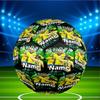 Custom Name Personalized Neymar Jr Print Size 5 Soccer Ball Training & Match Football, for Team, Kicking, Gift for Football Enthusiasts