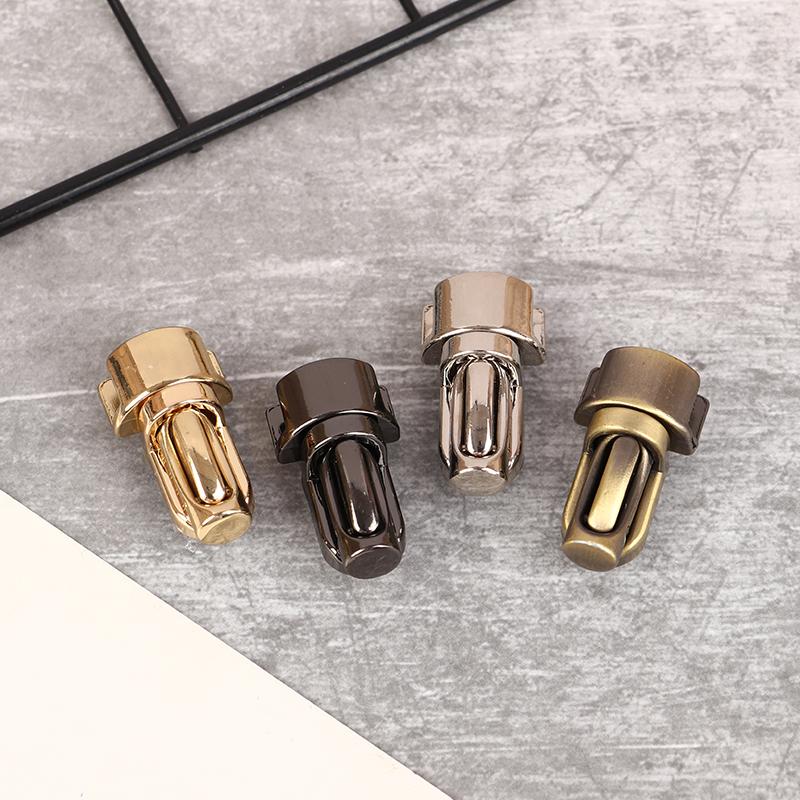 Durable Metal Column Tuck Lock Closure Clasp Buckle For Leather Bag Case Handbag
