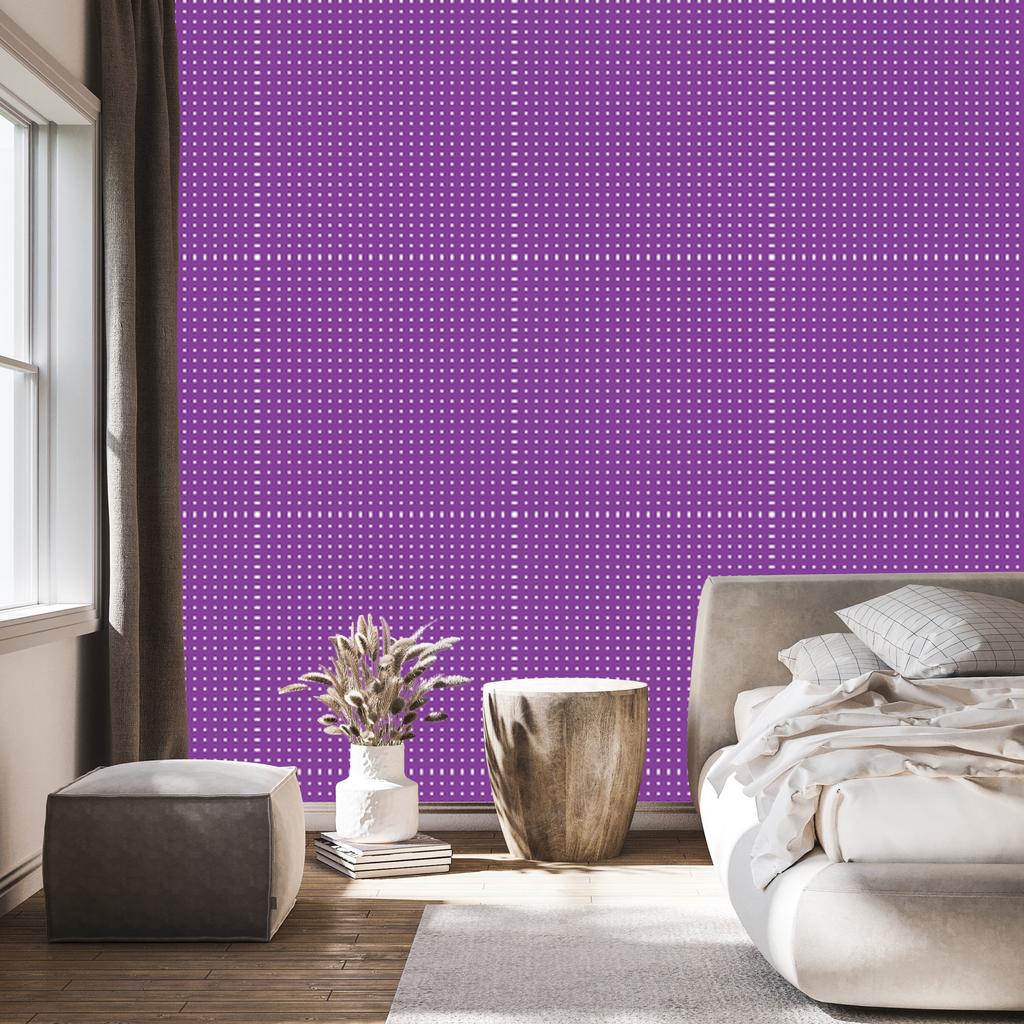 Violet Dots Wallpaper for Living Room and Bedroom 50x1000
