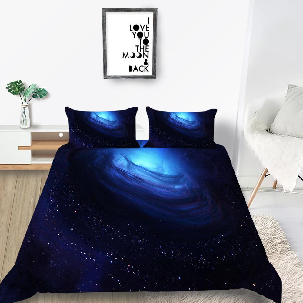 Пододеяльник с принтом звездного неба, постельное белье, новый пододеяльник, костюм для подростков, детский королевский размер, королевский размер, постельное белье