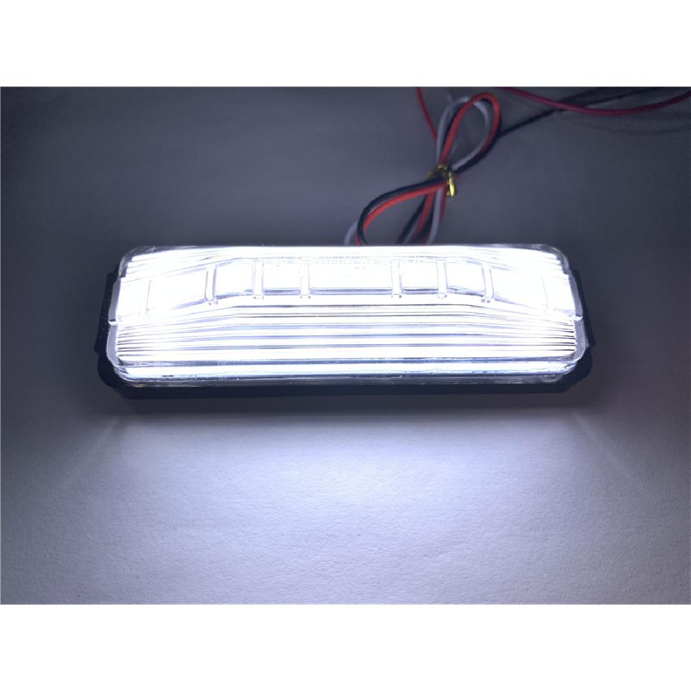 2 шт. Светодиодный фонарь для грузовика 12-24 В 28 светодиодов Сканирующий боковой габаритный огонь Указатель поворота Предупреждающие огни Задний стоп-сигнал Аварийный сигнал для кузова прицепа