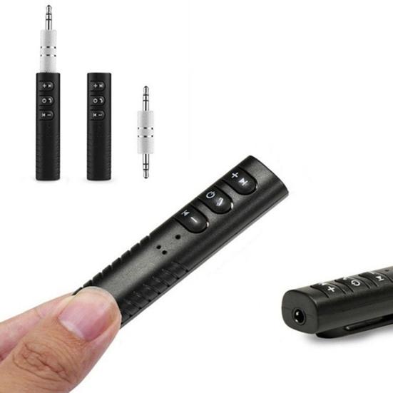 Универсальный Bluetooth-совместимый приемник Hands-Free с шумоподавлением и разъемом AUX 3,5 мм, перезаряжаемый мини-беспроводной аудиоприемник