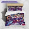 3pcs Duvet Cover Set (1*Duvet Cover + 2*Pillowcase, Without Core), Sailor Moon Print Bedding Set, Bedroom Decor, All‑Season, Birthday Gift