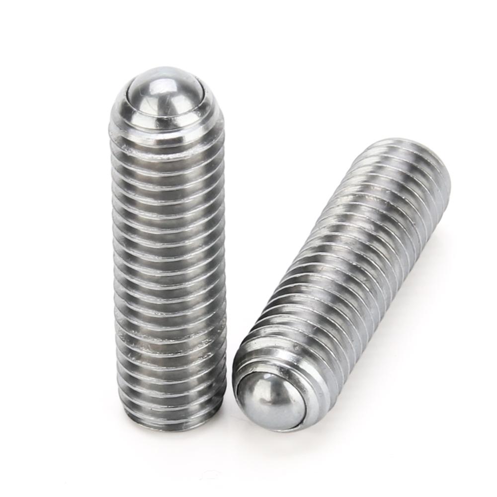 10PCS M5 M6 M8-M16 Black Grade 12.9 304 stainless steel Hex Socket Allen Ball Plunger Grub Point Set Screw Bolt