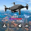 S66 RC Drone with Camera 4K Drone Dual Camera Optical Flow Positioning WiFi FPV Headless Mode Altitude Hold Gesture Photo Video Track Flight Drone