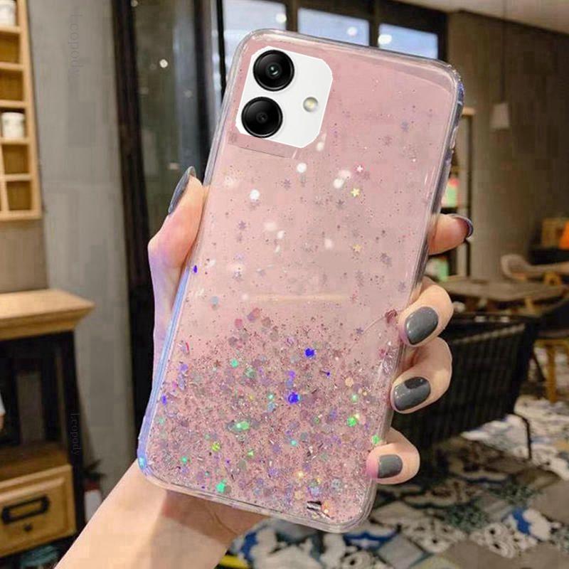 Роскошный блестящий чехол для телефона Samsung Galaxy A04 A04E A042F A045F A045F/DS, мягкий полный чехол для GALAXY A 04 E, задняя крышка