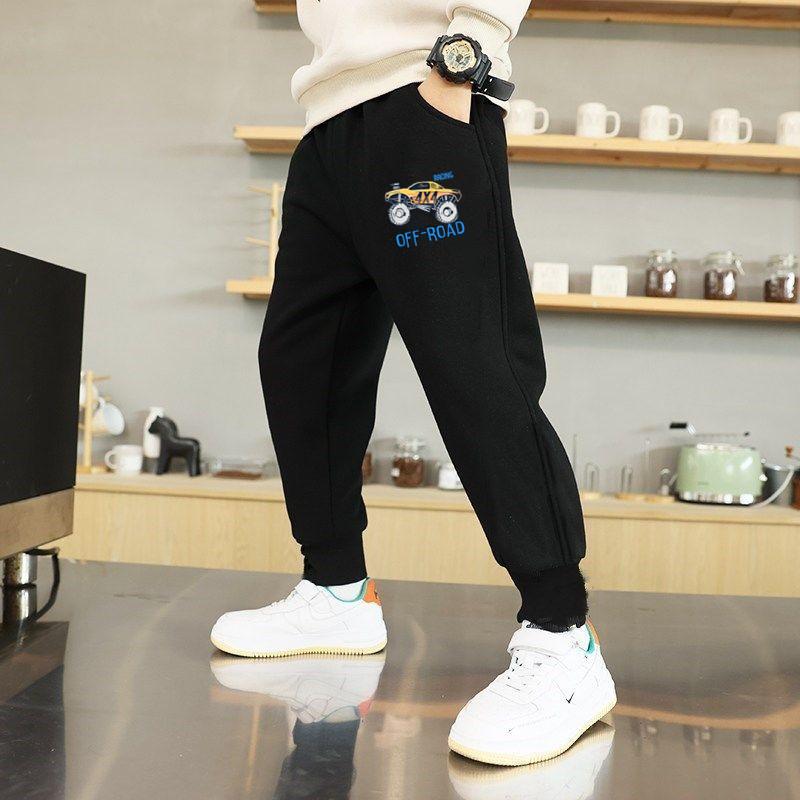 Children Pants Sport Teenage Autumn Outdoors Casual Boy Fashion Sweatpant Unisex Jogger Trousers Loose Pants Fleece Pants