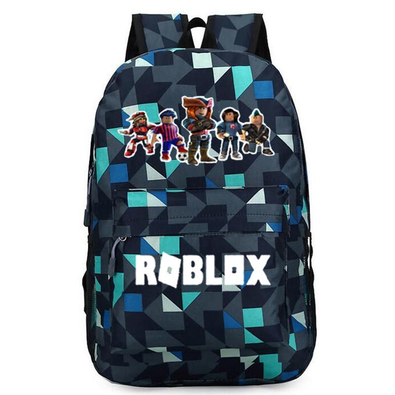 Стильный рюкзак Roblox для детей с ярким мультяшным рисунком и большим объемом